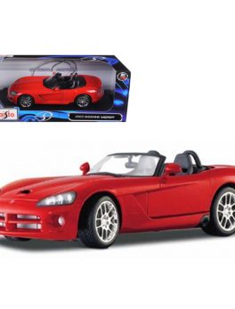 2003 Dodge Viper SRT-10 Roadster Red 1/18 Diecast Model Car by Maisto 31632r
