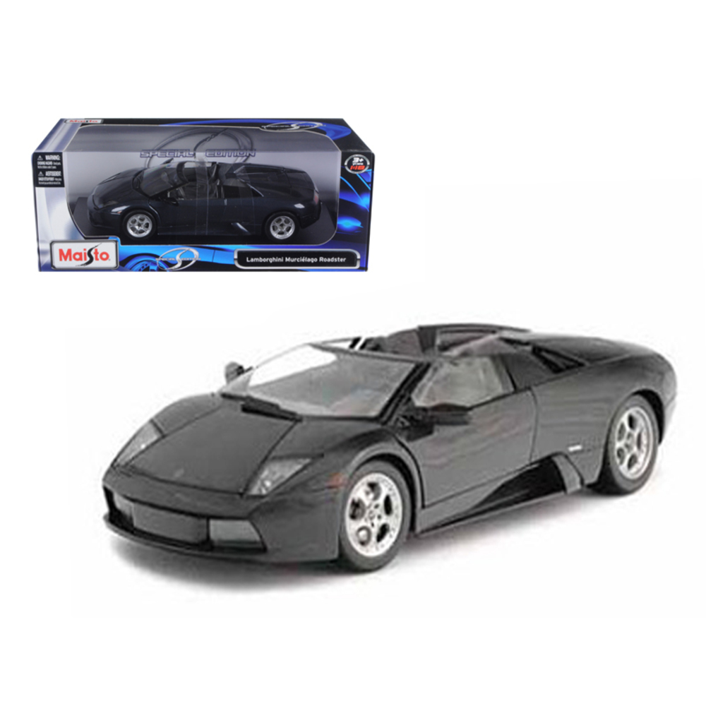 Lamborghini Murcielago Roadster Black 1/18 Diecast Model Car by Maisto 31636bk