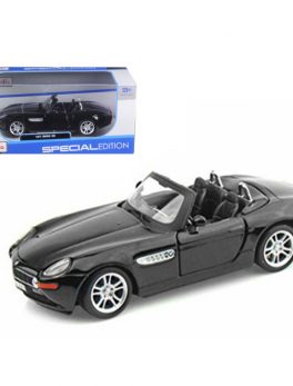 BMW Z8 Diecast Car Model 1/24 Black Die Cast Car Model by Maisto 31996bk