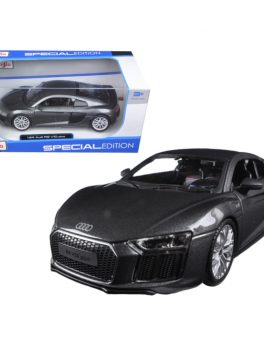 Audi R8 V10 Plus Grey Special Edition 1/24 Diecast Model Car by Maisto 31513GRY