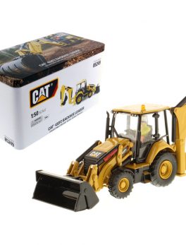 CAT Caterpillar 432F2 Backhoe Loader with Operator High Line Series 1/50 Diecast Model by Diecast Masters 85249