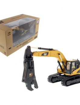 CAT Caterpillar 330D L Hydraulic Excavator with Shear and Operator Core Classics Series 1/50 Diecast Model by Diecast Masters 85277C