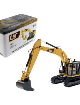 CAT Caterpillar 336E H Hybrid Hydraulic Excavator with Operator High Line Series 1/50 Diecast Model by Diecast Masters 85279