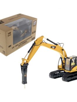 CAT Caterpillar 320D L Hydraulic Excavator with Hammer and Operator Core Classics Series 1/50 Diecast Model by Diecast Masters 85280C