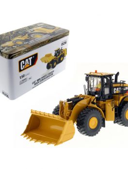 Caterpillar 980K Wheel Loader Rock Configuration with Operator High Line Series 1/50 Diecast Model by Diecast Masters 85296