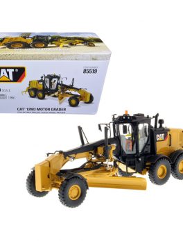 CAT Caterpillar 12M3 Motor Grader with Operator High Line Series 1/50 Diecast Model by Diecast Masters 85519