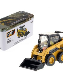 CAT Caterpillar 242D Compact Skid Steer Loader with Operator and Tools High Line Series 1/50 Diecast Model by Diecast Masters 85525