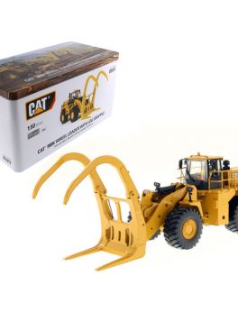 CAT Caterpillar 988K Wheel Loader with Grapple with Operator High Line Series 1/50 Diecast Model by Diecast Masters 85917