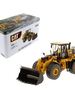CAT Caterpillar 966M Wheel Loader with Operator High Line Series 1/50 Diecast Model by Diecast Masters 85928