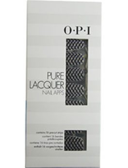 Opi Pure Lacquer Nail Apps--zig Zag Sparkle--16 Pre-cut Strips For Women