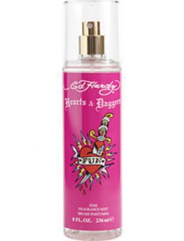 Ed Hardy Hearts and Daggers Body Mist 8 Oz For Women