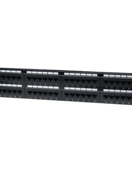 Intellinet Network Solutions 560283 CAT-6 UTP Patch Panel, 48 Port, 2U