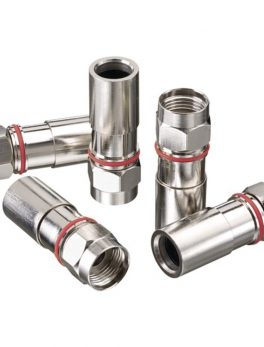 IDEAL 92-610 RG59 RTQ F-Compression Connectors, 50 pk