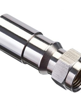 IDEAL 92-650 RG6 F-Compression Connectors, 50 pk