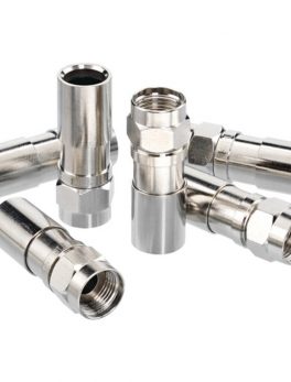 IDEAL 92-656 RG6 F-Compression Connectors (RTQ; 100 pk)