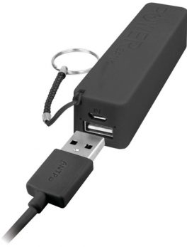 iEssentials IE-PB-BK 2,600mAh Battery Bank (Black)
