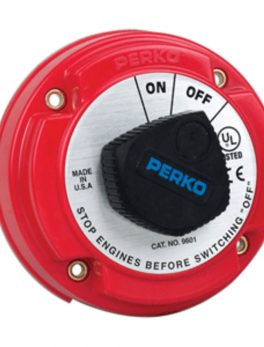 Perko Medium Duty Battery Disconnect Shut Off/On - 250 Amp Continuous, 12-32VDC