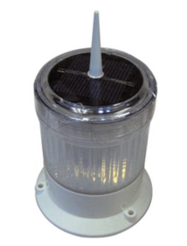 Dock Edge Solar Piling Cap Light