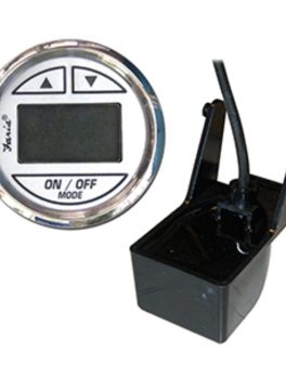 Faria Chesapeake SS White 2" Depth Sounder w/Transom Mount Transducer