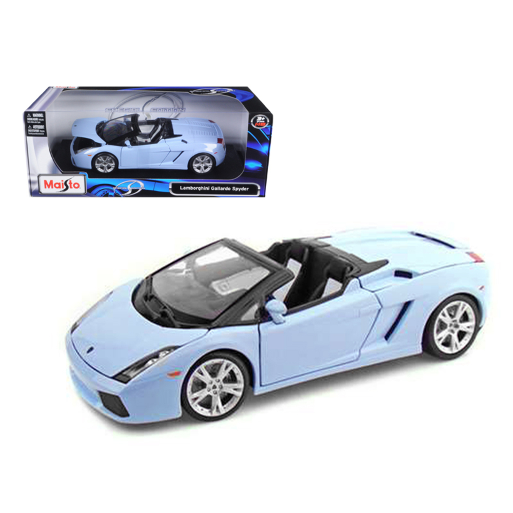 Lamborghini Gallardo Spyder Blue 1/18 Diecast Model Car by Maisto 31136bl
