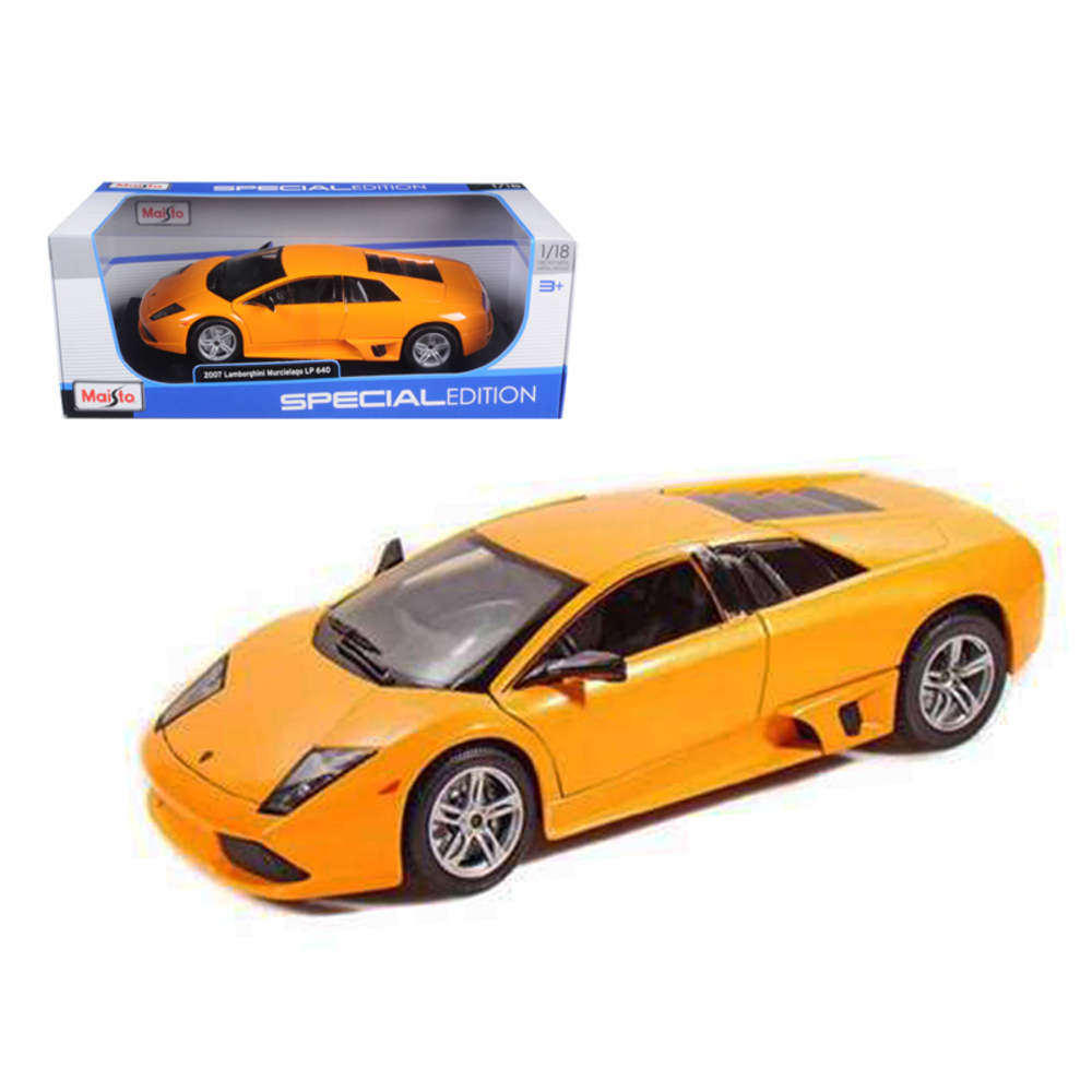 2007 Lamborghini Murcielago LP640 Orange 1/18 Diecast Model Car by Maisto 31148or