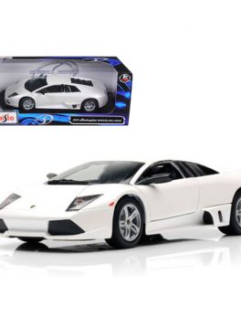 2007 Lamborghini Murcielago LP640 White 1/18 Diecast Model Car by Maisto 31148w