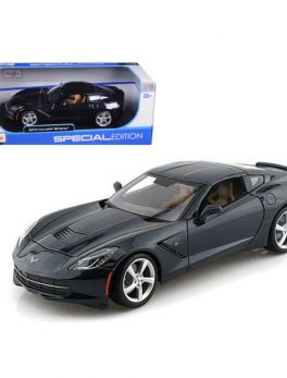 2014 Chevrolet Corvette C7 Stingray Dark Blue 1/18 Diecast Model Car by Maisto 31182dkbl