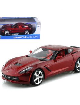 2014 Chevrolet Corvette C7 Stingray Metallic Red 1/18 Diecast Model Car by Maisto 31182r