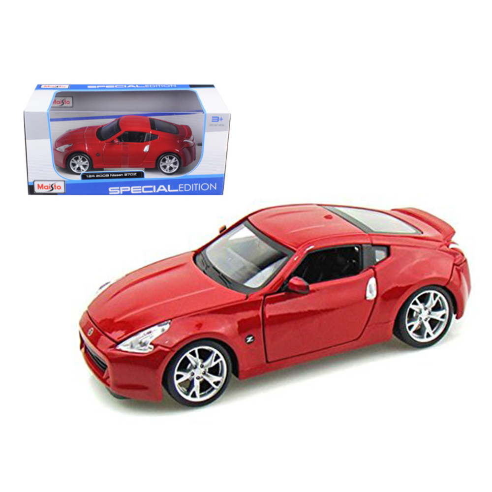 2009 Nissan 370Z Red 1/24 Diecast Model Car by Maisto 31200r