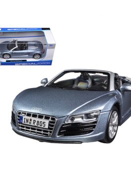 Audi R8 Spyder Blue 1/24 Diecast Car Model by Maisto 31204bl