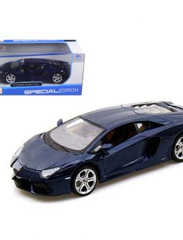 2011 2012 Lamborghini Aventador LP700-4 Blue 1/24 Diecast Model Car by Maisto 31210bl