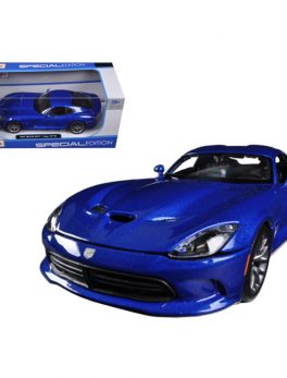 2013 Dodge Viper SRT GTS Blue 1/24 Diecast Car Model by Maisto 31271bl