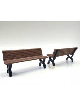 Bench Accessory 2 Piece Set for 1/18 Scale Models by American Diorama 23982