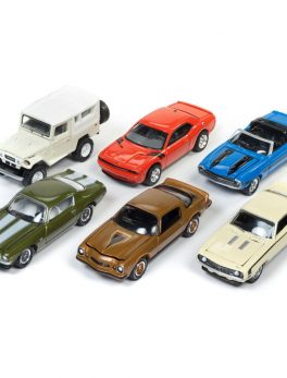 Classic Gold 2017 Release 4 Set A of 6 cars 1/64 Diecast Model Cars by Johnny Lightning JLCG012A