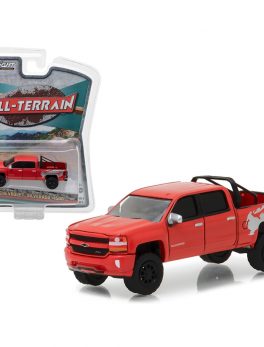 2018 Chevrolet Silverado 1500 Red All Terrain Series 6 1/64 Diecast Model Car by Greenlight 35090F