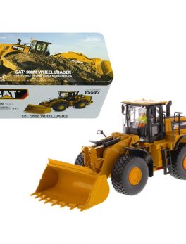 CAT Caterpillar 980M Wheel Loader with Rock Bucket and Operator High Line Series 1/50 Diecast Model by Diecast Masters 85543