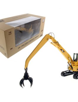 CAT Caterpillar 345B Series II Material Handler with Operator and Tools Core Classic Series 1/50 Diecast Model by Diecast Masters 85080C