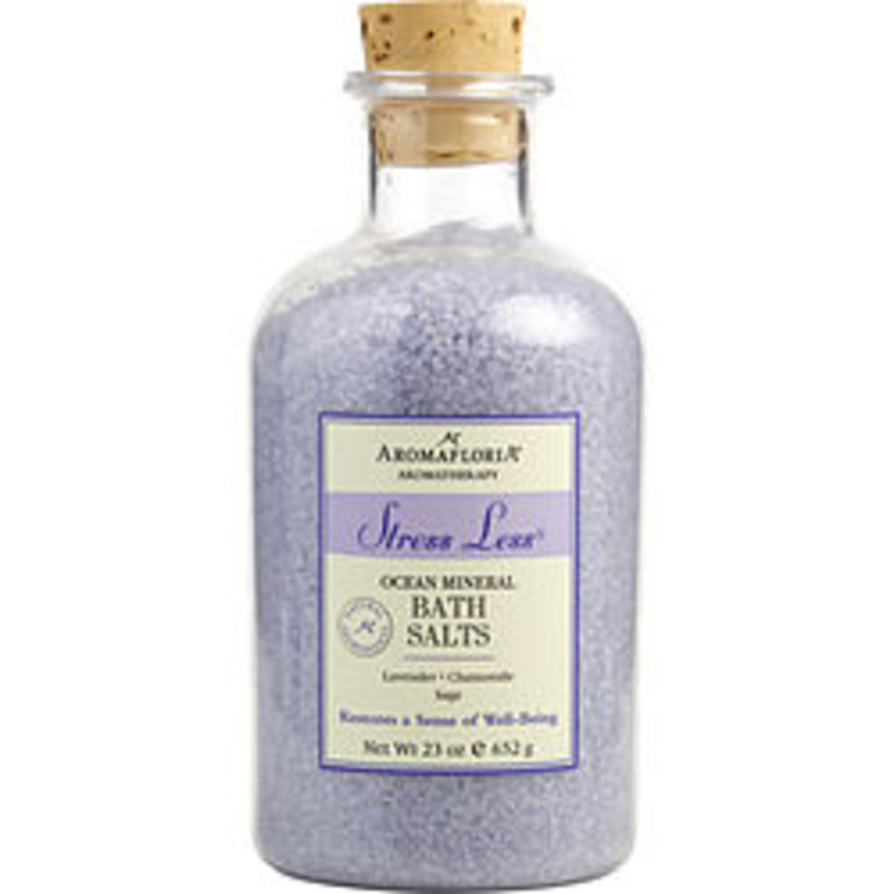 Stress Less Ocean Mineral Bath Salts 23 Oz Blend Of Lavender, Chamomile, And Sage For Anyone