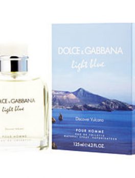 D and G Light Blue Discover Vulcano Pour Homme Edt Spray 4.2 Oz (limited Edition) For Men