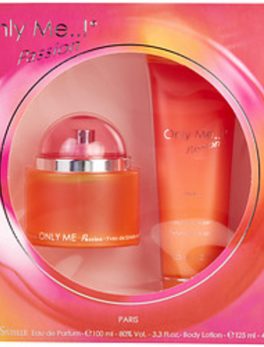 Only Me Passion Eau De Parfum Spray 3.3 Oz and Body Lotion 4.2 Oz For Women
