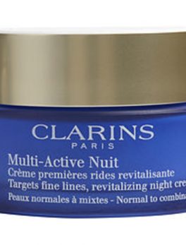 Clarins Multi-active Night Targets Fine Lines Revitalizing Night Cream ( Normal To Combination Skin ) --50ml/1.6oz For Women