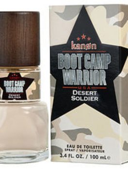Kanon Boot Camp Warrior Desert Soldier Edt Spray 3.4 Oz For Men