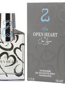 His Open Heart Edt Spray 3.4 Oz For Men