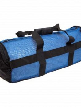 Nat Geo Clamshell Deluxe Drawstring 2Pocket Duffle-Blue/Blk