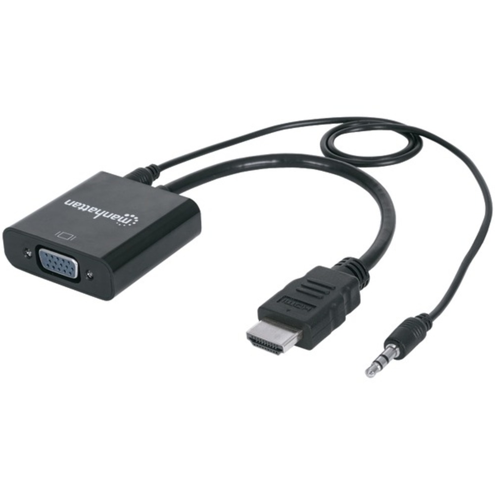 Manhattan 151450 HDMI Male to VGA Female Converter with Audio