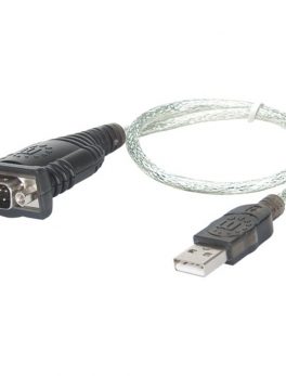 Manhattan 205146 USB to Serial Converter, 18 Inches