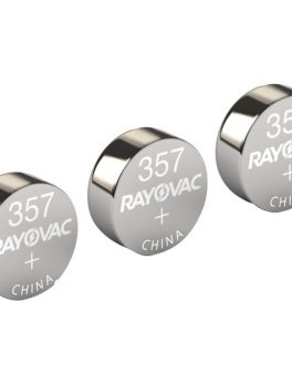 RAYOVAC 303/357-3ZMA 1.5-Volt 303/357 Silver Watch/Electronic Battery (3 pk)