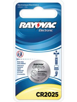 RAYOVAC KECR2025-1G 3-Volt Lithium Keyless Entry Battery (1 pk; CR2025 Size)