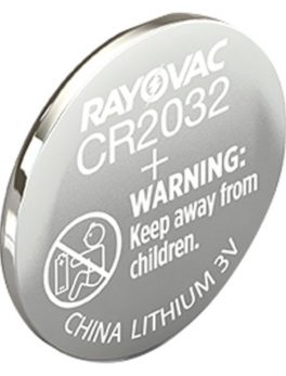 RAYOVAC KECR2032-1C 3-Volt Lithium 2032 Keyless Entry Battery