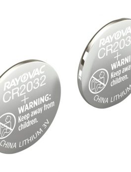 RAYOVAC KECR2032-2C 3-Volt Lithium Keyless Entry Battery (2 pk; CR2032 Size)